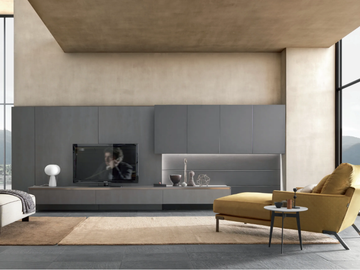 SKILL - Milltech TV wall system by MODULNOVA