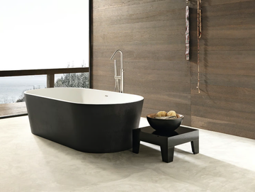SURF - Freestanding oval Tecnoril® bathtub by MODULNOVA