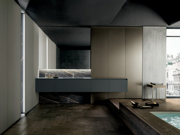 TWENTY BLADE - Fenix-NTM® bathroom cabinet / vanity unit by MODULNOVA