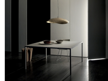 TWENTY - Square wooden dining table by MODULNOVA