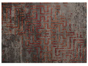 LOFT L157A - Patterned handmade Bamboo silk rug by Mohebban