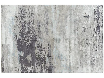 LOFT L302A - Patterned rectangular handmade Bamboo silk rug by Mohebban