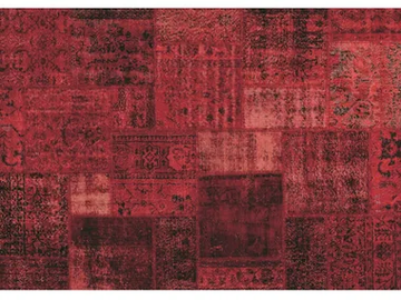 PATCHWORK RED - Patchwork handmade rug by Mohebban