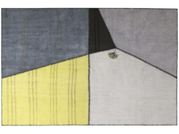 SUNSHINE - Rectangular handmade hemp rug by Mohebban