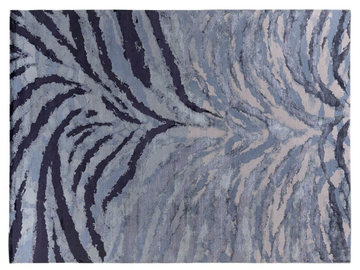 TIRA - Patterned rectangular handmade Bamboo silk rug by Mohebban