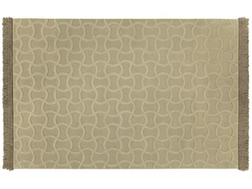 TWIGGY TAUPE - Hand-tufted rectangular wool rug by Mohebban