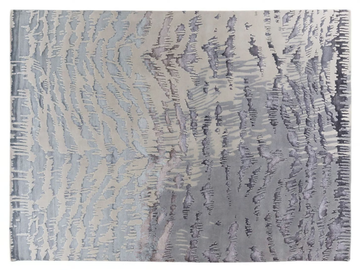 UNICO - Patterned rectangular handmade Bamboo silk rug by Mohebban