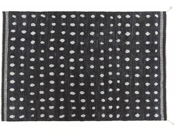 WOOLAND DOTS - Hand-knotted rectangular wool rug by Mohebban