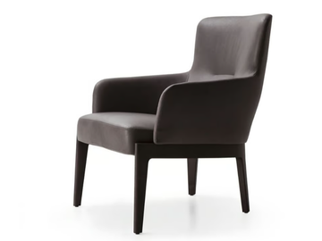 CHELSEA - Armchair with armrests _ Molteni & C. by Molteni