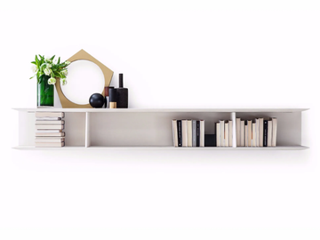 D.355.1 / D.355.2 - Wall-mounted floating bookcase _ Molteni & C. by Molteni