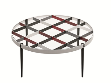 D.555.1 - Round crystal coffee table _ Molteni & C. by Molteni