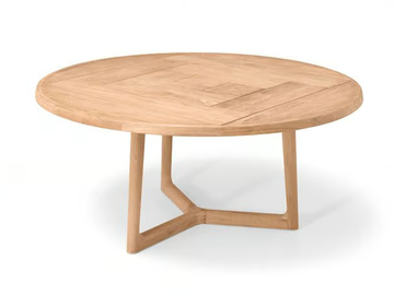 FAIRMOUNT - Round teak garden table _ Molteni & C. by Molteni