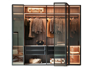 GLISS MASTER SISTEMA 7 - Sectional walk-in wardrobe _ Molteni & C. by Molteni