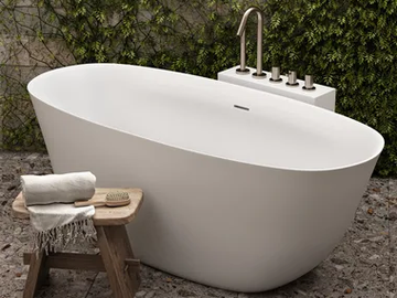 CAMILLA - Freestanding oval bathtub by MOMA Design
