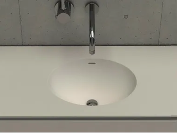 ELIPSE MODULE - Inset oval single washbasin by MOMA Design