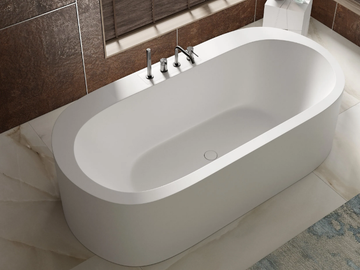 OLIVIA - Freestanding oval bathtub by MOMA Design