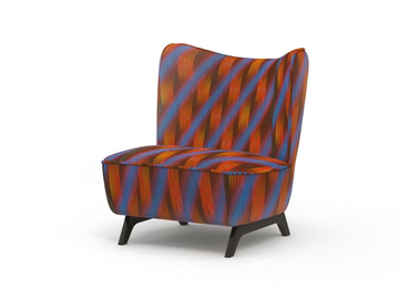 BLOOM BLM01 - Fabric armchair by MOMENTI