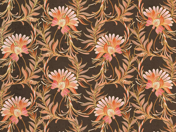 FAB-04 GOLD - Glass-fibre wall tiles / wallpaper by MOMENTI