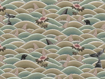 STU-21 - Glass-fibre wall tiles / wallpaper by MOMENTI