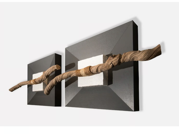 MODERN NATURE - Wooden Painting by MORADA