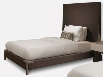 SHANGHAI - Full size fabric bed by MORADA