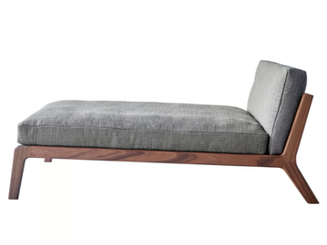 SOVA - Fabric chaise longue by MORE