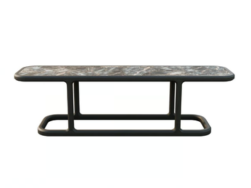BELLAGIO - Low rectangular wooden coffee table by Morelato