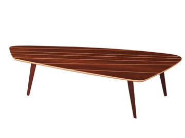 FRANK - Low rosewood coffee table by Morelato