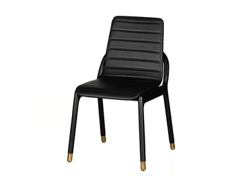 JOYCE - Upholstered leather chair by Morelato