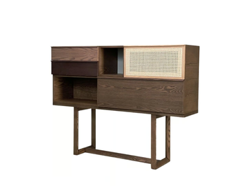 SWING - Wooden highboard with drawers by Morelato