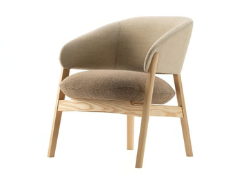 LUGANO - Fabric easy chair by Morgan