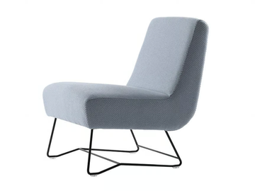 METRO - Fabric armchair by Morgan