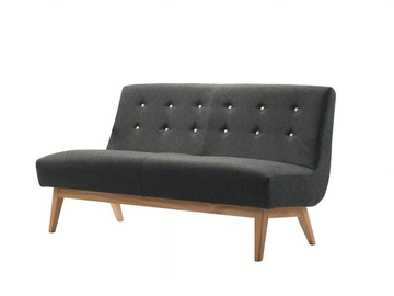 METRO - Tufted fabric sofa by Morgan