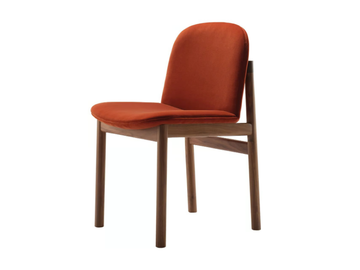 RAKINO - Upholstered fabric chair by Morgan