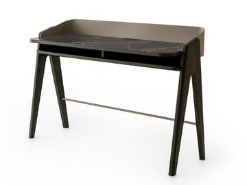 BAVERO - Wood and glass secretary desk by Morica Design