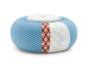 DONUT - Round fabric pouf by Moroso