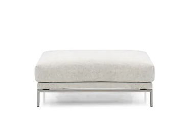 GENTRY - Upholstered fabric footstool by Moroso