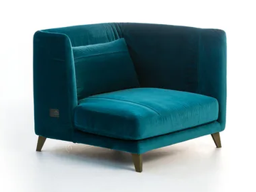 GIMME MORE - Fabric armchair with removable cover with armrests by Moroso