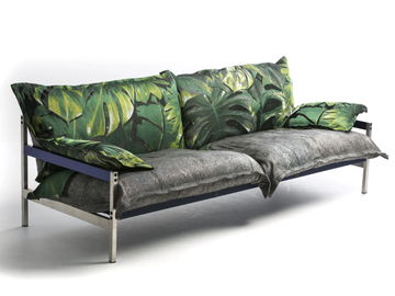IRON MAIDEN - 3 seater sofa with removable cover by Moroso