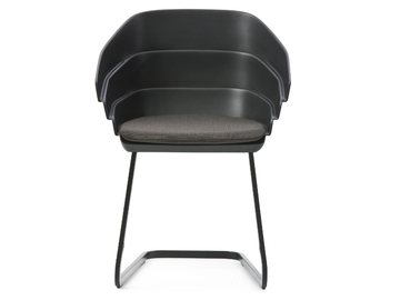 RIFT - Cantilever stackable polyurethane chair by Moroso