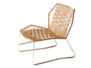TROPICALIA - Polymer cord woven armchair by Moroso
