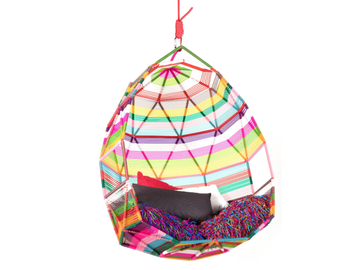 TROPICALIA - Technopolymer garden hanging chair by Moroso