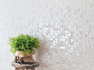 GAKU BIANCO - Ceramic mosaic by Mosaix