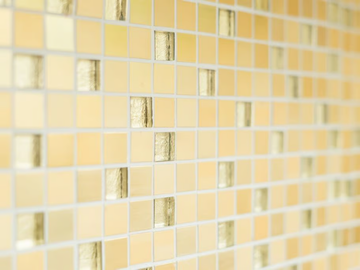 GOLD - Aluminium mosaic by Mosaix