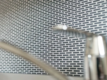 KUBA BRICK GREY - Glass mosaic by Mosaix