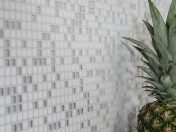 KUBA WHITE - Glass mosaic by Mosaix
