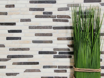 MARMO - 5680907 - Biancone and black marble wall tiles by Mosaix