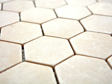 MARMO - 5690845 - Botticino marble mosaic by Mosaix