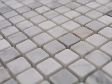 MARMO - 5706539 - Carrara marble mosaic by Mosaix