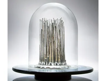 21 INVISIBLE CITY 4 GLACIAL - Glass sculpture by Mosche Bianche